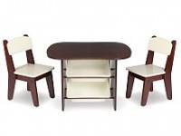 Imaginarium Table and 2 Chair Set Espresso