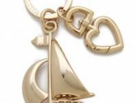 Juicy Couture Sailboat Keychain