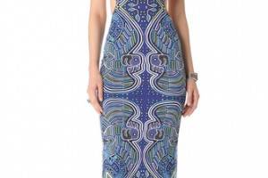 Mara Hoffman Cutout Column Maxi Dress