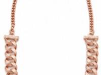 Marc by Marc Jacobs Lizard Texture Metal Necklace