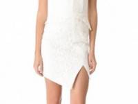 Nicholas Camellia Lace Strapless Dress