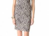 Rebecca Taylor Leopard Print Sheath Dress