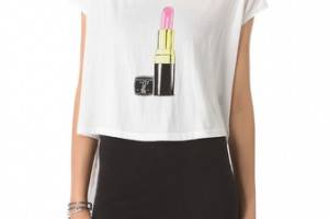 Sauce Lipstick Asymmetrical Tee