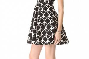 Shoshanna Sabrina Print Dress