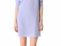 Tibi Sold Silk Shift Dress