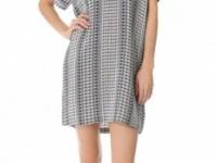 Vince Aztec Print Tunic Dress