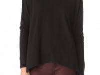 Vince Shirttail Long Sleeve Tee