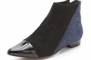 10 Crosby Derek Lam Austin Pointed Flat Booties