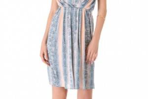 10 Crosby Derek Lam Lizard Jersey Halter Dress