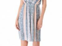 10 Crosby Derek Lam Lizard Jersey Halter Dress