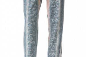 10 Crosby Derek Lam Lizard Print Slouchy Trousers