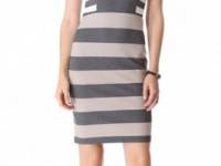 10 Crosby Derek Lam Short Sleeve Striped Dress
