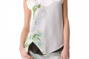 3.1 Phillip Lim Distorted Chrysanthemum Layered Top