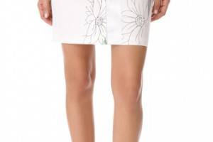 3.1 Phillip Lim Foil Stripe Pencil Skirt