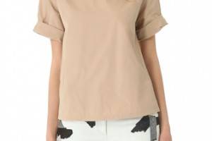 3.1 Phillip Lim Rolled Cuff Top