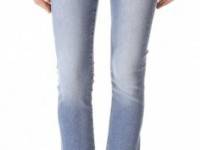 7 For All Mankind Crop &amp; Roll Skinny Jeans