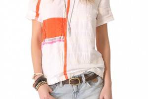 ace&jig Rolled Tee Blouse