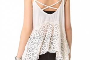 ADDISON Border Swing Tank Top