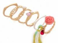 Adia Kibur Rose Ring Set