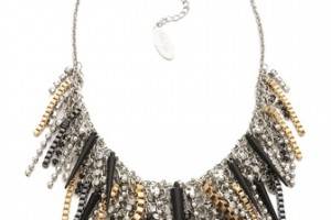 Adia Kibur Spike Crystal Necklace