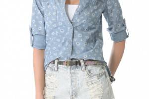AG Adriano Goldschmied Liberty for AG The Collette Basic Shirt