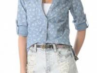 AG Adriano Goldschmied Liberty for AG The Collette Basic Shirt