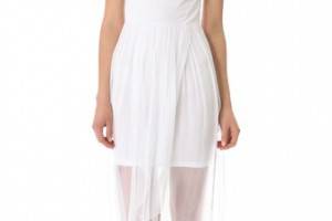 AIR by alice + olivia Boatneck Tulip Dress