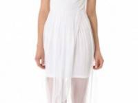 AIR by alice + olivia Boatneck Tulip Dress