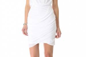 AIR by alice + olivia Draped Boatneck Dress