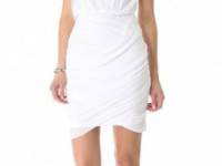 AIR by alice + olivia Draped Boatneck Dress