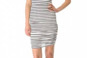 AIR by alice + olivia Ruched Stripe Tank Dress