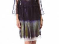 Alberta Ferretti Collection Long Sleeve Dress
