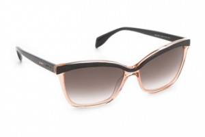 Alexander McQueen Two Tone Cat Eye Sunglasses