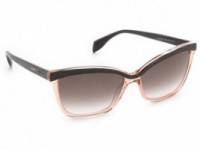 Alexander McQueen Two Tone Cat Eye Sunglasses