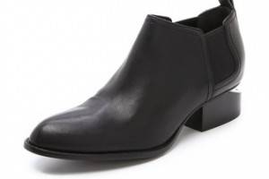 Alexander Wang Kori Ankle Booties with Nickel Hardware