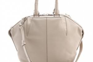 Alexander Wang Small Emile Satchel with Ostrich Leg Handles