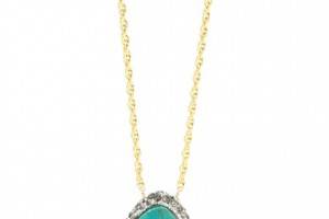 Alexis Bittar Cordova Chrysocolla Long Necklace