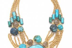 Alexis Bittar Cordova Chrysocolla Necklace