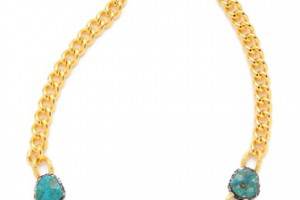 Alexis Bittar Cordova Link Chrysocolla Necklace