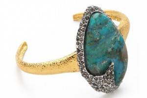 Alexis Bittar Cordova Single Chrysocolla Cuff