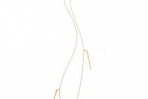 Alexis Bittar Crystal Encrusted Long Spear Necklace