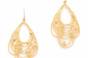 Alexis Bittar Floral Lace Earrings