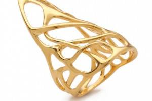 Alexis Bittar Liquid Draping Interlaced Ring