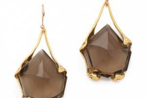 Alexis Bittar Liquid Suspended Molten Earrings