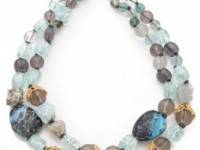 Alexis Bittar Mauritius Stone Necklace