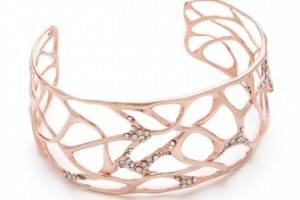 Alexis Bittar Small Pave Interlace Cuff