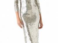 alice + olivia Abbey Sequin Dress