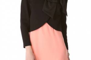 alice + olivia Addison Bow Crop Jacket