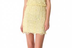 alice + olivia Beaded Blouson Dress