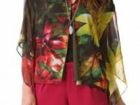 alice + olivia Brighton Cropped Kimono Jacket